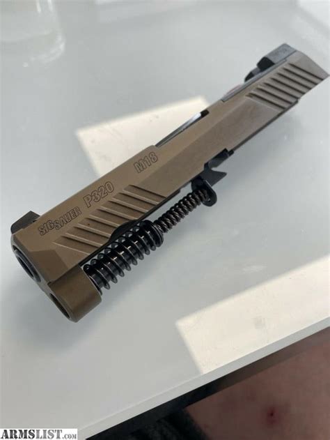 SIG SAUER P320-M18 Complete Slide Assembly. This one's trending. 60 have already sold. Breathe easy. Free shipping and returns. Get it between Mon, Apr 29 and Tue, Apr 30 to 23917. See details. 30 days returns. Seller pays for return shipping. See details.. 