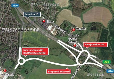 M20 junction 10a - National Highways