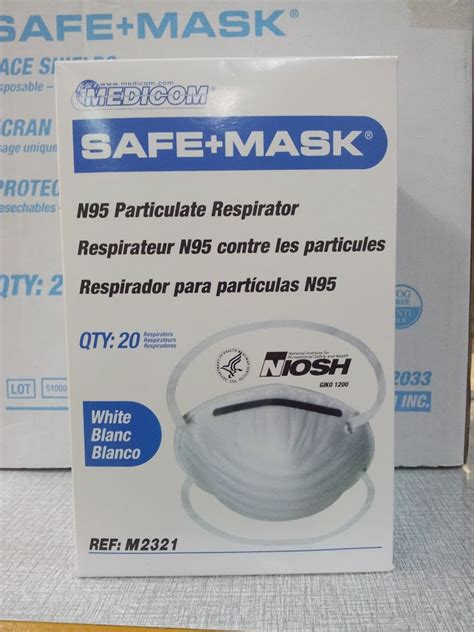 M2321 mask.  The maximum and minimum filter efficiency was 97. 96 Medi...
