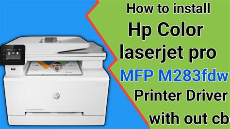  Download the latest drivers, firmware, and software for your HP Color LaserJet Pro MFP M283fdw. This is HP’s official website to download the correct drivers free of cost for Windows and Mac. 