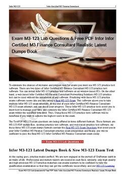 M3-123 Exam Fragen