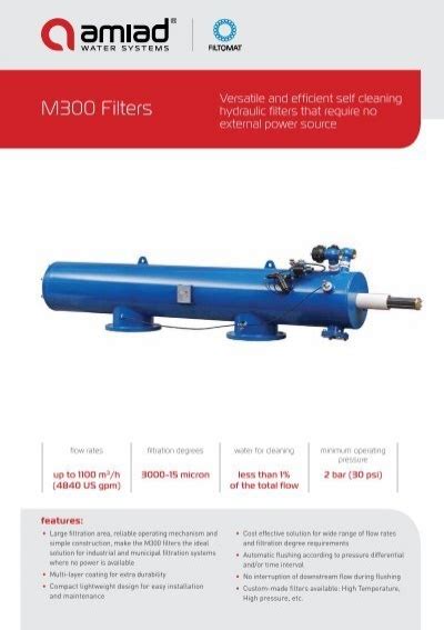 M300 Filters - Amiad