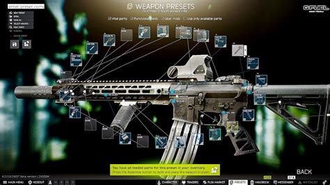 This covers a basic M4 build that is modded with attachments available with level 1 traders. It is a super cheap (24,608 roubles + 1 USB-A Charger) build tha.... 