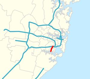 M6 map sydney. .  ...
