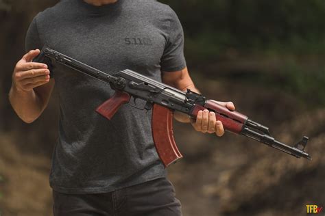 M70 underfolder stock. Mounts to most stamped receiver Yugoslavian M70 pattern rifles with fixed stock, recessed trunnion*. 5-Position length of pull adjustability and solid "fixed stock" lockup with consistent cheek weld in all positions. Adjustment lever is unobtrusive and anti-snag. 