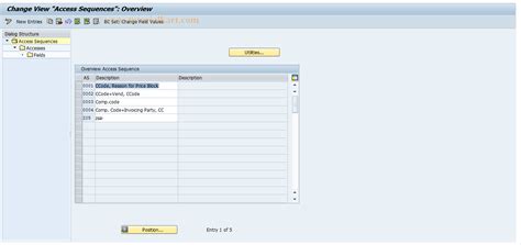 M810 SAP Tcode Message Access Sequence (Invoice Ver.) Transaction Code