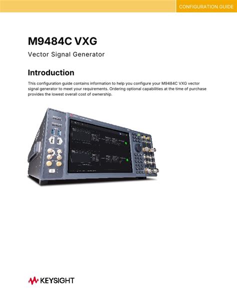 M9484c for threat sim. com/find/vxg for data sheets, configuration guides, an...