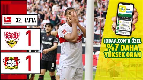 MAÇ ÖZETİ İZLE: Stuttgart 1-1 Bayer Leverkusen maçı özet.