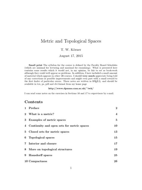 MA651 Topology. Lecture 10. Metric Spaces. - Stevens Institute of ... - wintechmobiles.com