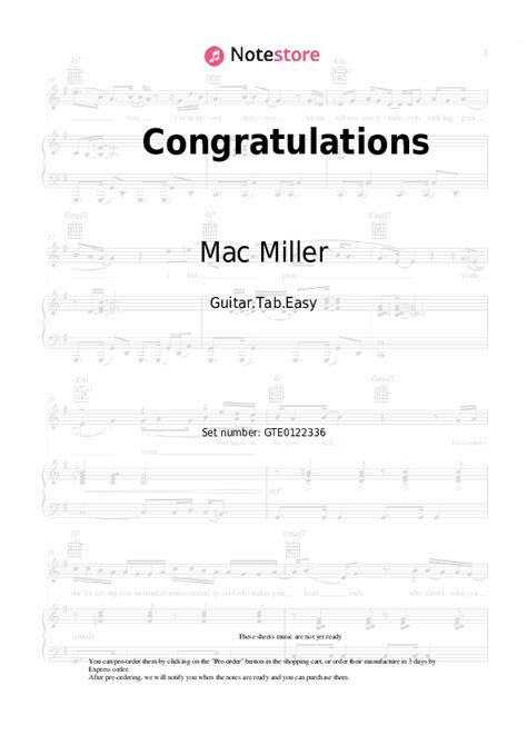 MAC MILLER CHORDS AND TABS