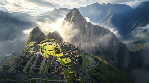 Machu Picchu Ruins Aerial Andes - wintechmobiles.com