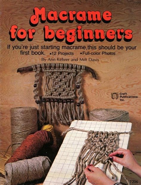 MACRAME FOR BEGINNERS HowTo Pattern Book Learn by KenyonBooks