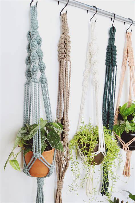 Macrame Plant Hangers - raincitystudios.com