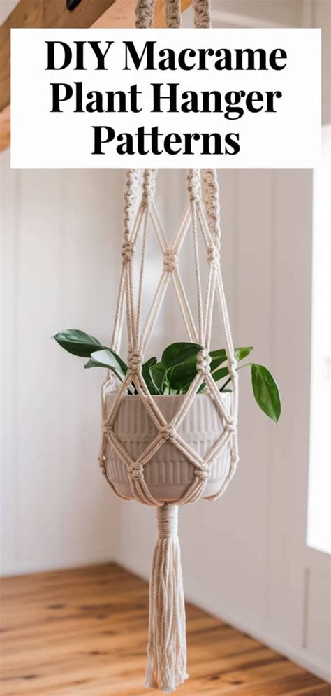 Macrame Plant Hanging Boho Patterns - Etsy UK - raincitystudios.com