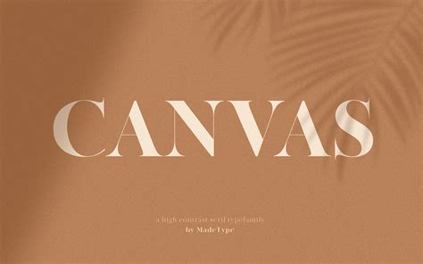 MADE Canvas Font on Behance