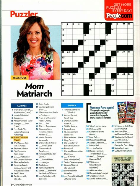 MAGAZINE LAYOUT crossword clue - All synonyms & answers