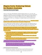 Magna Carta: Enduring Values for Modern Australia - wintechmobiles.com