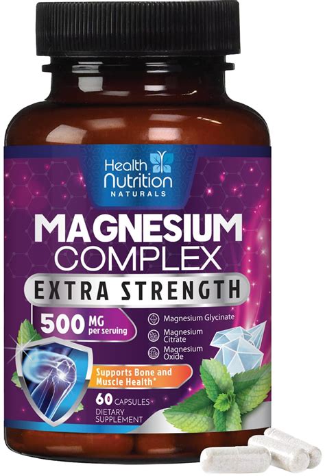 Magnesium Complex 500mg 120pcs - Shopee Indonesia - muktibox.com