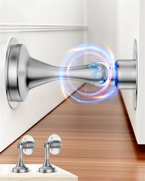 Magnetic Door Stopper Stainless Steel Door Holder with Strong Magnet ... - raincitystudios.com