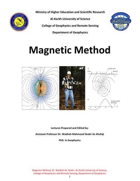 MAGNETIC METHOD OF GEOPHYSICAL EXPLORATION - raincitystudios.com