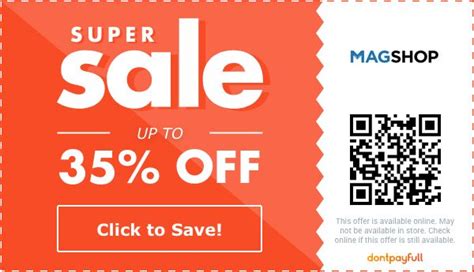 MAGSHOP Coupon Codes - Receive 25% OFF 2024 …