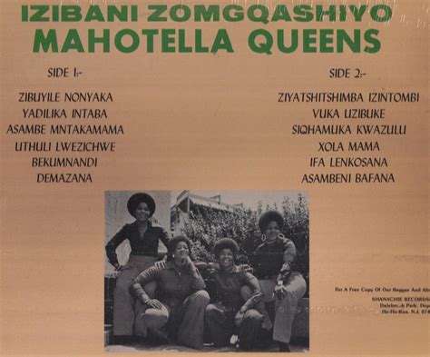 MAHOTELLA QUEENS - IZIBANI ZOMGQASHIYO eBay