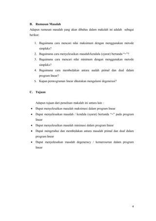 Makalah kelompok 4 metode simpleks | PDF - SlideShare - wintechmobiles.com