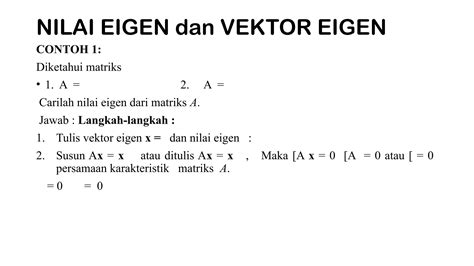 Makalah Matematika: Nilai Eigen & Vektor Eigen - wintechmobiles.com