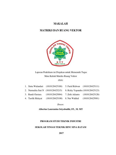 Makalah Matriks dan Ruang Vektor - wintechmobiles.com