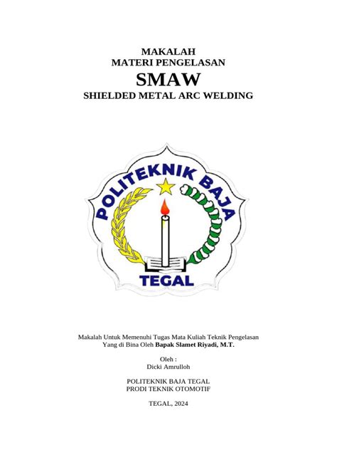 Makalah Pengelasan | PDF | Seni - wintechmobiles.com