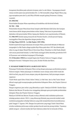 Makalah sejarah kabupaten muna | DOCX - SlideShare - wintechmobiles.com