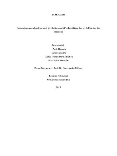 Makalah Silvikultur | PDF - raincitystudios.com