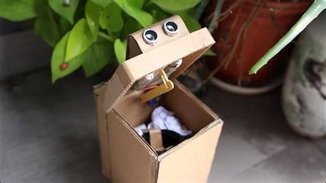 Make a Smart Trash Can From Used Cardboard - raincitystudios.com