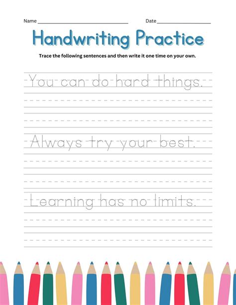 Make Handwriting Worksheets - ESL Writing Wizard - muktibox.com