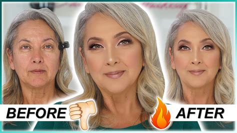 MAKEUP ON MATURE SKIN...Transforming My Mom!