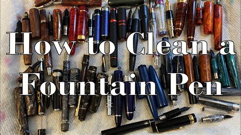 Making Cleaning Fluid For Vintage Fountain Pens. - muktibox.com