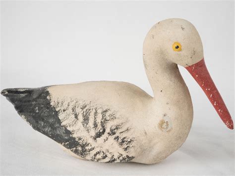 Making Stork Sculptures from Cement to Painting - muktibox.com