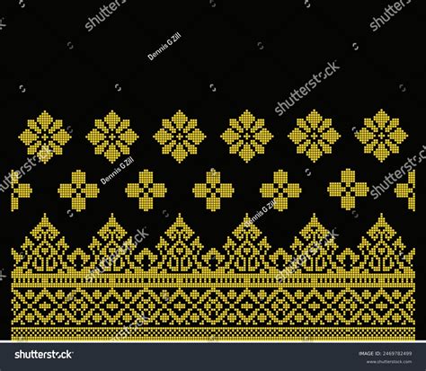 Malay Gold Thread Embroidery vectors - Shutterstock - wintechmobiles.com