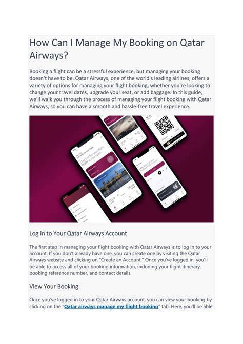 Manage Booking | Qatar Airways - raincitystudios.com