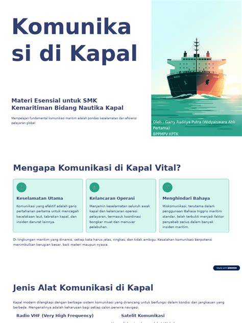 Manajemen Komunikasi di Kapal | PDF | Karier - raincitystudios.com