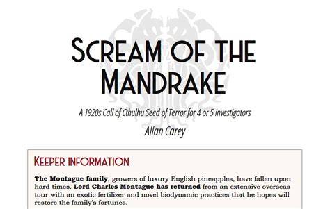 Mandrake – The Scream of Death - Europeana - raincitystudios.com
