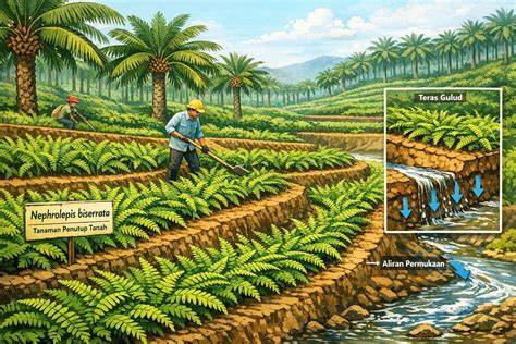 Manfaat Nephrolepis biserrata sebagai tanaman penutup tanah di ... - raincitystudios.com