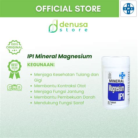 Manfaat Vitamin Ipi Magnesium - muktibox.com