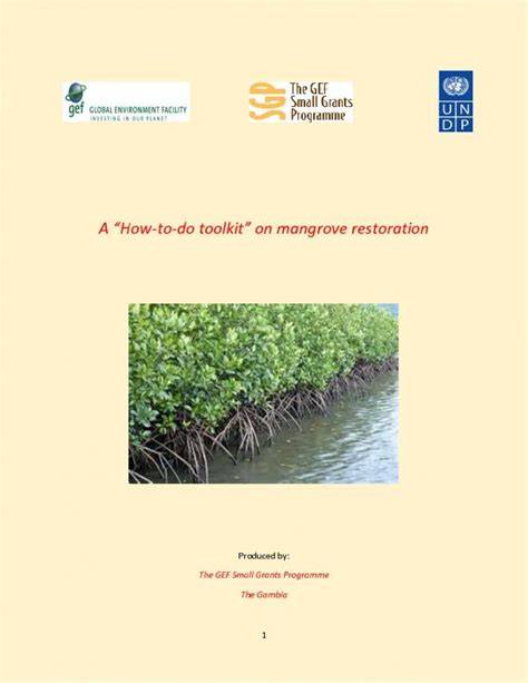 Mangrove restoration toolkit - Wetlands … - raincitystudios.com