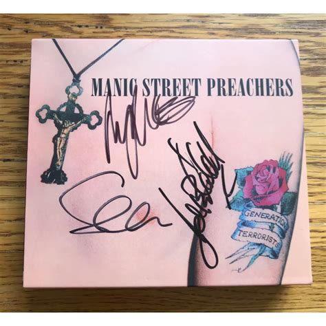 MANIC STREET PREACHERS-CD-SHE IS LEARING-SIGNED …