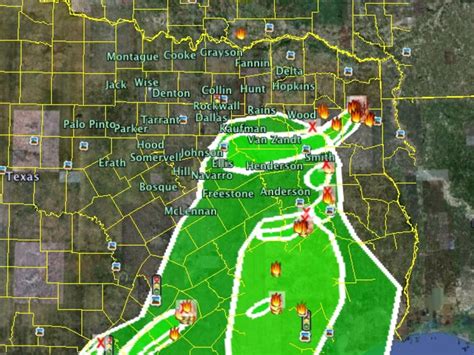 MAP: More than 2,300 acres have burned in Central Texas wildfires this year
