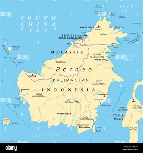 Map of Borneo - Where is Borneo? - wintechmobiles.com