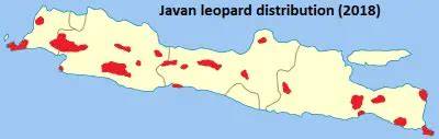 Map of highly suitable habitat for the Javan leopard in conservation ... - raincitystudios.com