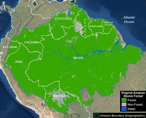 Map of the Amazon - wintechmobiles.com