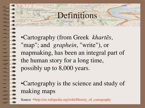 Map Terminology and Cartography Definitions - wintechmobiles.com